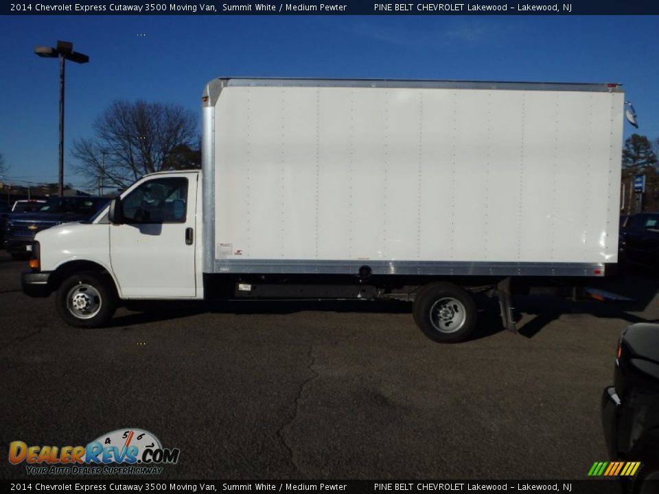 2014 Chevrolet Express Cutaway 3500 Moving Van Summit White / Medium Pewter Photo #5