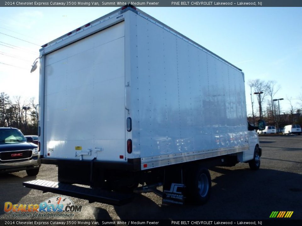 2014 Chevrolet Express Cutaway 3500 Moving Van Summit White / Medium Pewter Photo #6