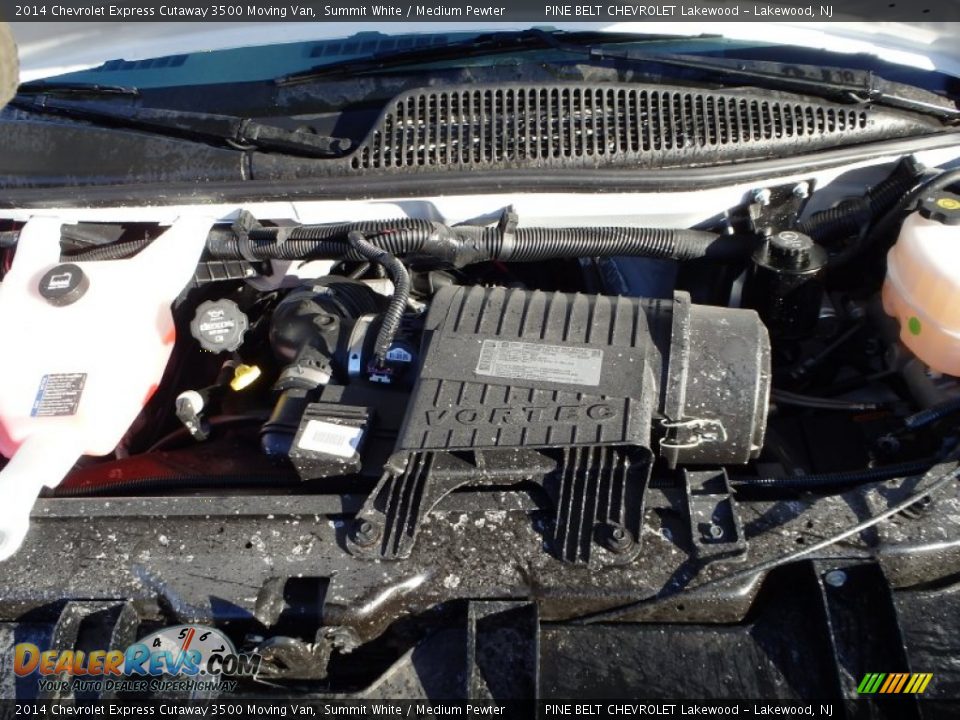 2014 Chevrolet Express Cutaway 3500 Moving Van Summit White / Medium Pewter Photo #8