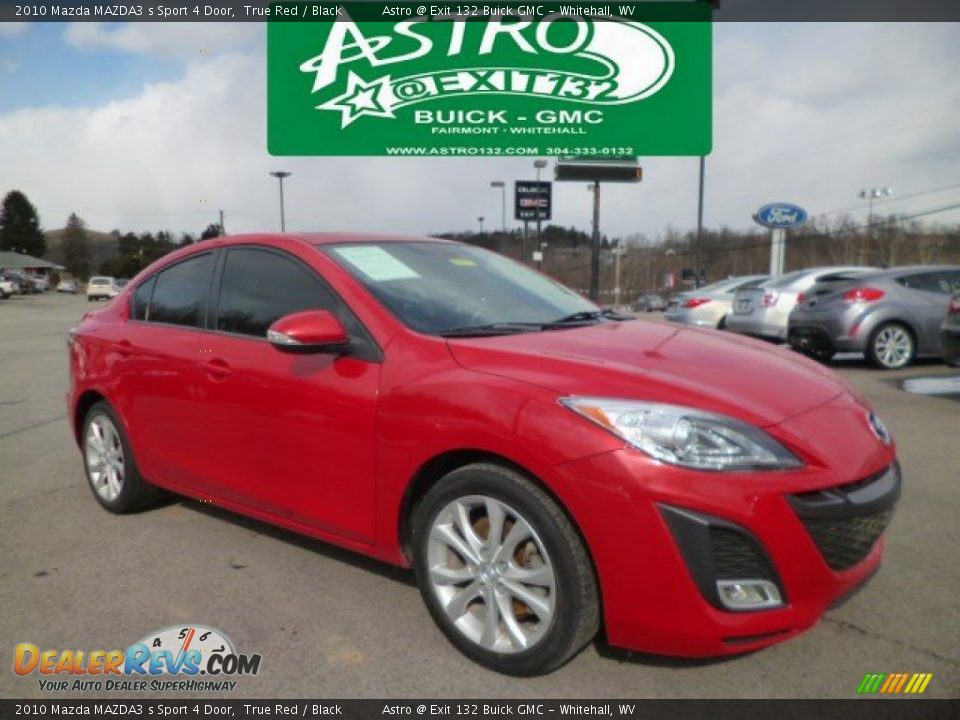2010 Mazda MAZDA3 s Sport 4 Door True Red / Black Photo #1