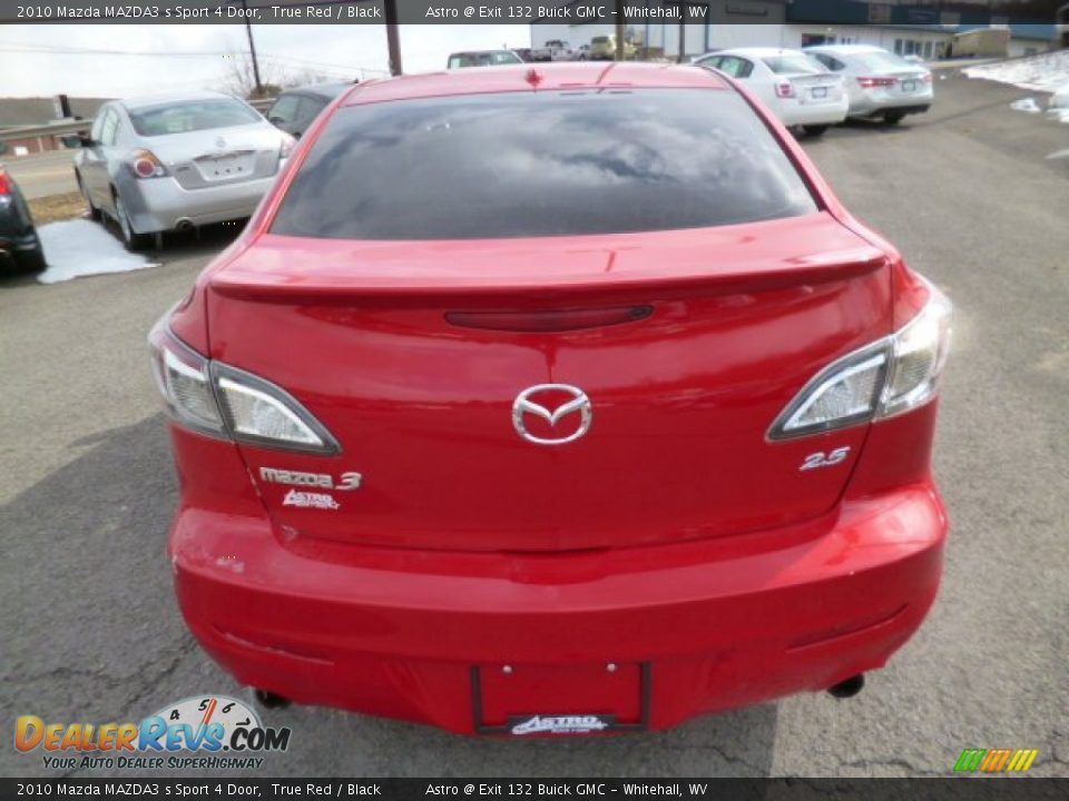 2010 Mazda MAZDA3 s Sport 4 Door True Red / Black Photo #6