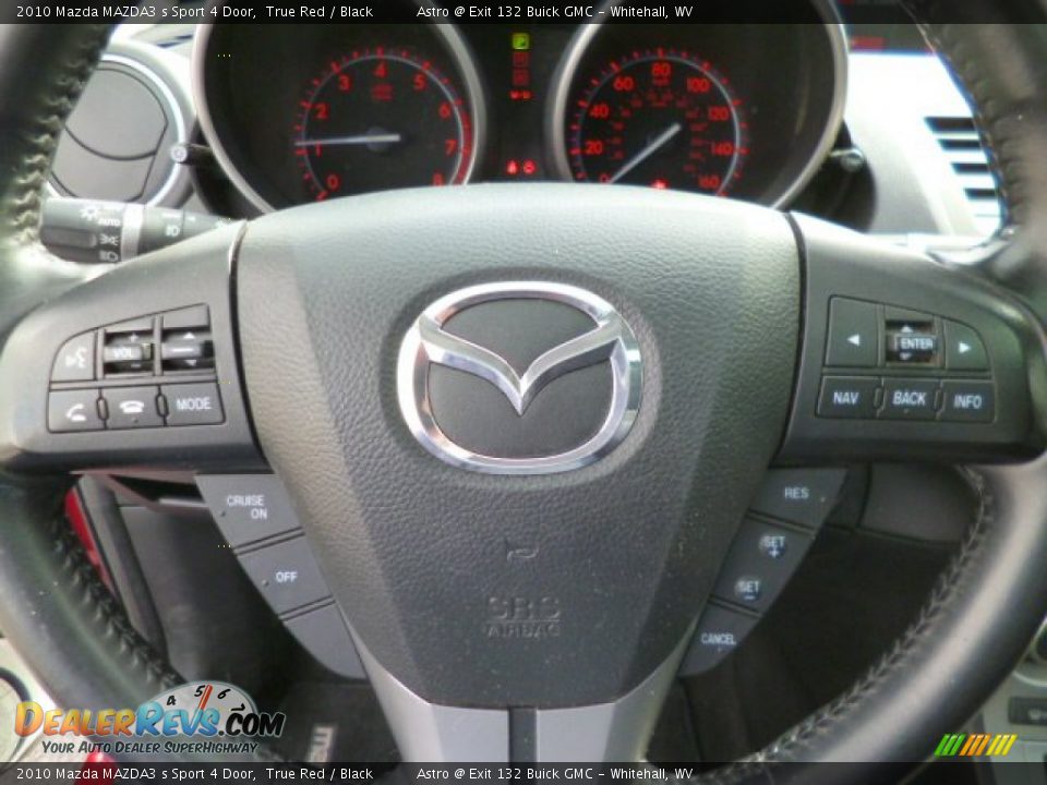 2010 Mazda MAZDA3 s Sport 4 Door True Red / Black Photo #18
