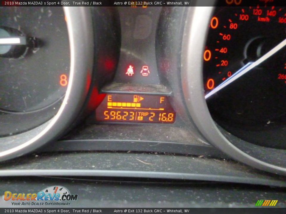 2010 Mazda MAZDA3 s Sport 4 Door True Red / Black Photo #20