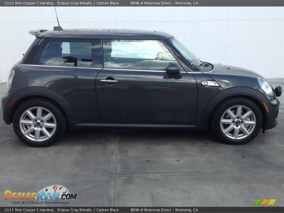 2013 Mini Cooper S Hardtop Eclipse Gray Metallic / Carbon Black Photo #2