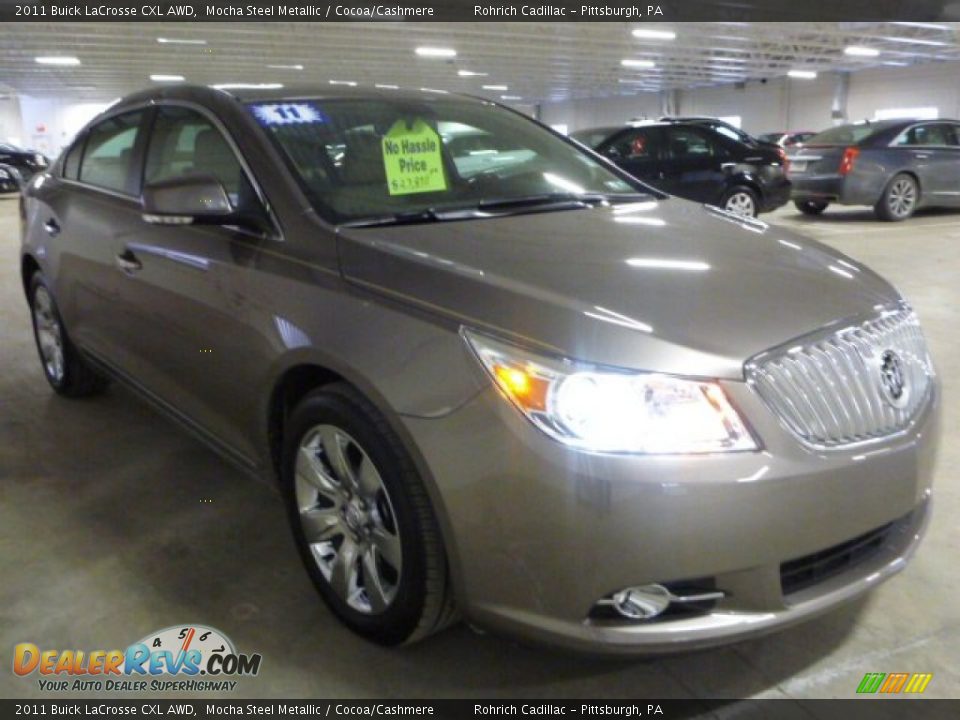 2011 Buick LaCrosse CXL AWD Mocha Steel Metallic / Cocoa/Cashmere Photo #3