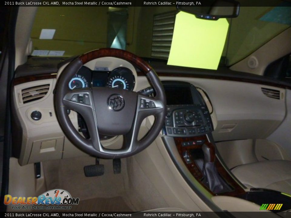 2011 Buick LaCrosse CXL AWD Mocha Steel Metallic / Cocoa/Cashmere Photo #6