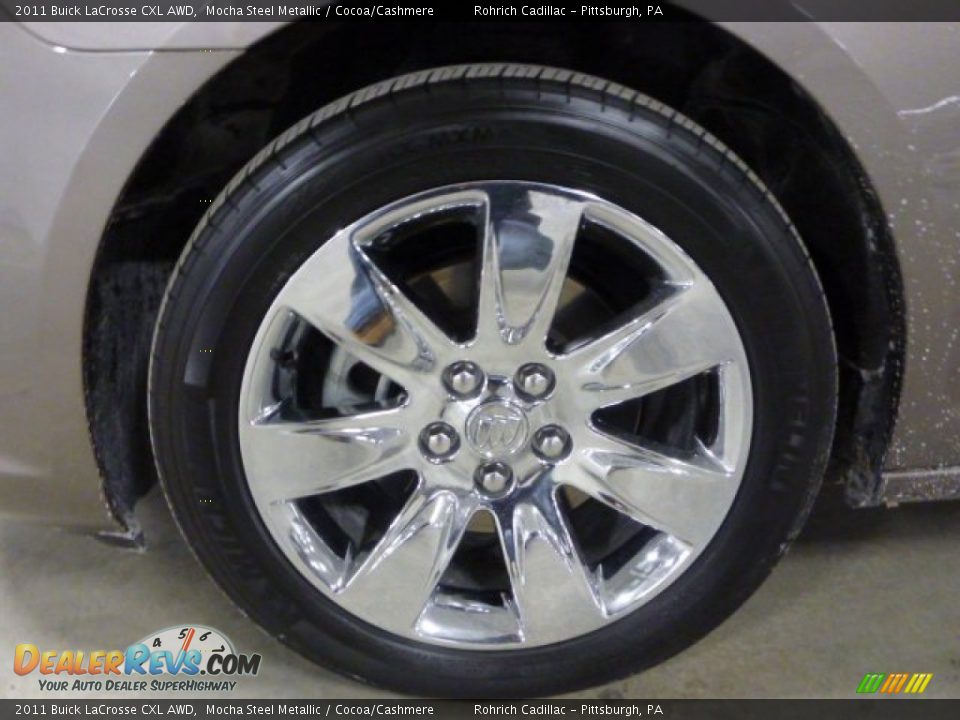 2011 Buick LaCrosse CXL AWD Mocha Steel Metallic / Cocoa/Cashmere Photo #8