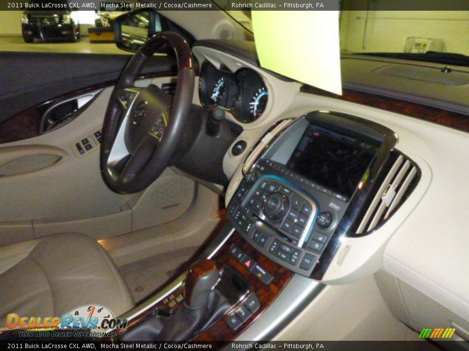 2011 Buick LaCrosse CXL AWD Mocha Steel Metallic / Cocoa/Cashmere Photo #16
