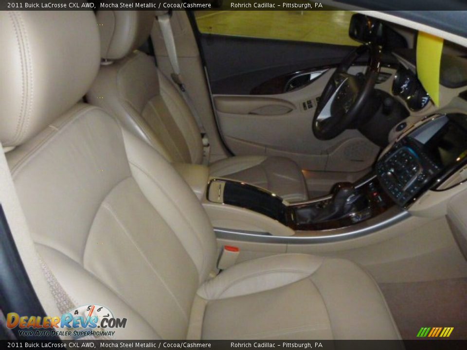 2011 Buick LaCrosse CXL AWD Mocha Steel Metallic / Cocoa/Cashmere Photo #17