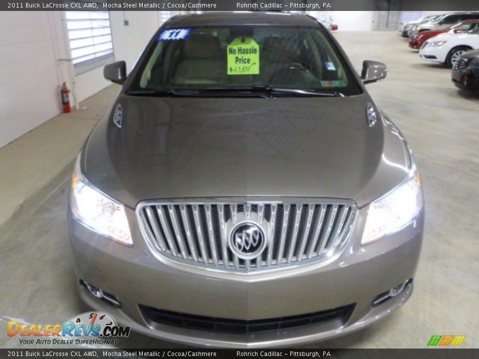 2011 Buick LaCrosse CXL AWD Mocha Steel Metallic / Cocoa/Cashmere Photo #18