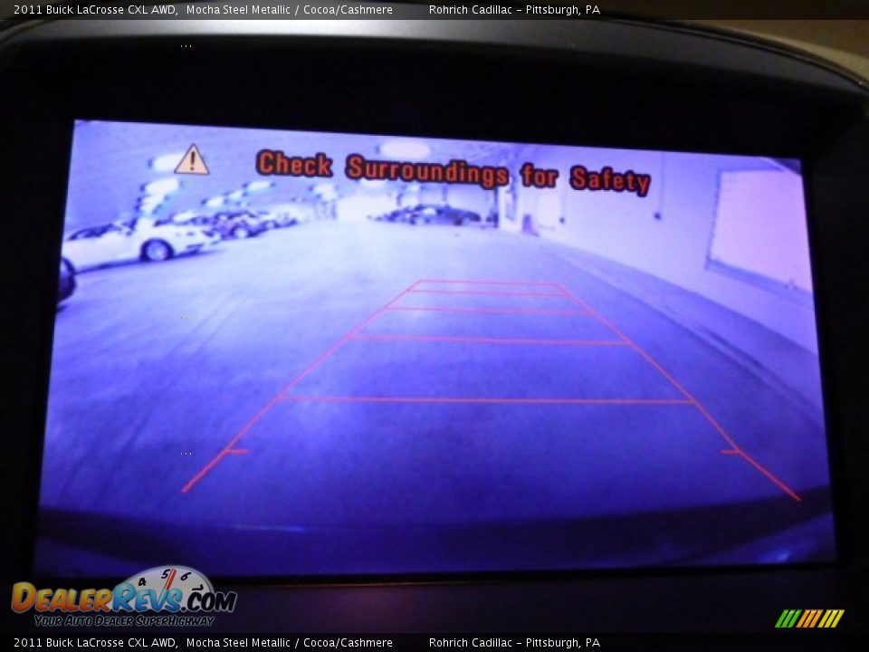 2011 Buick LaCrosse CXL AWD Mocha Steel Metallic / Cocoa/Cashmere Photo #22