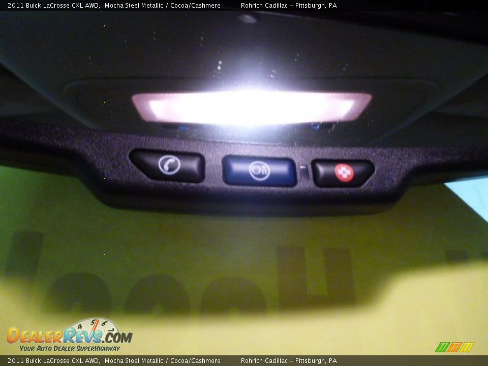2011 Buick LaCrosse CXL AWD Mocha Steel Metallic / Cocoa/Cashmere Photo #23