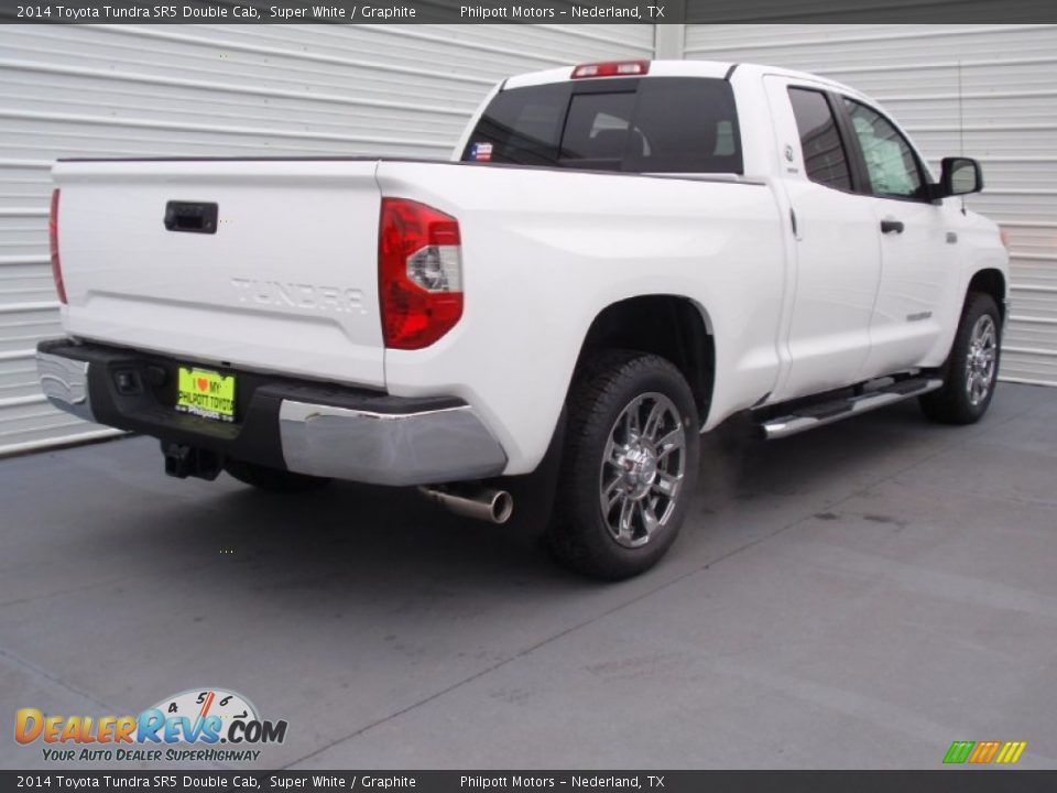 2014 Toyota Tundra SR5 Double Cab Super White / Graphite Photo #4