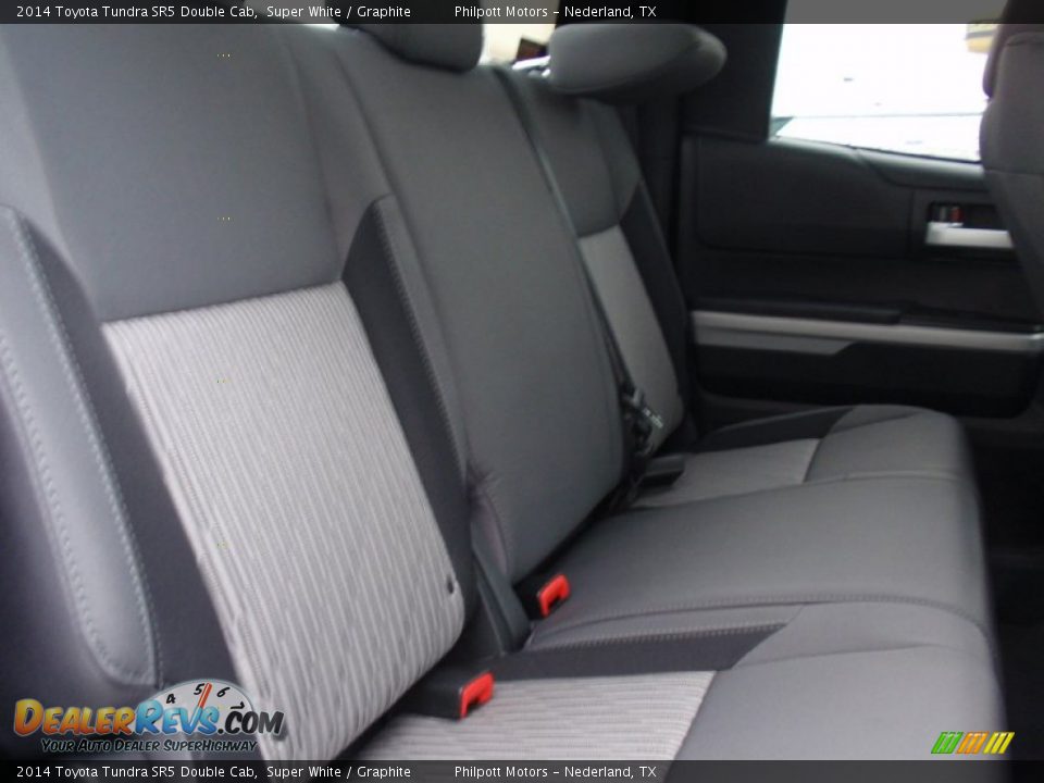 2014 Toyota Tundra SR5 Double Cab Super White / Graphite Photo #23