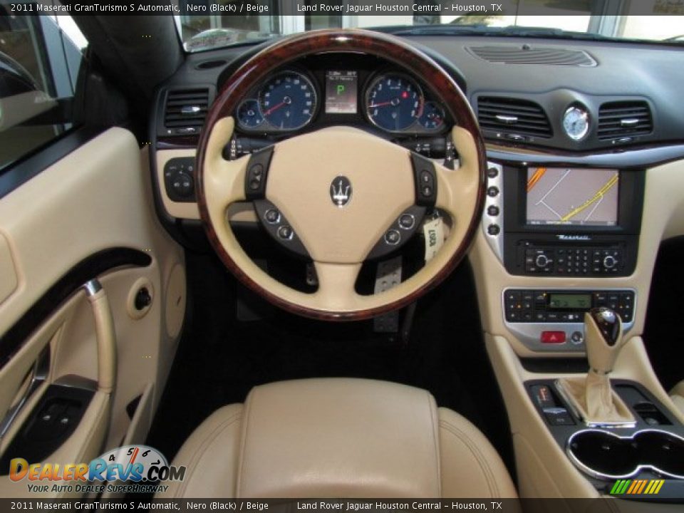 2011 Maserati GranTurismo S Automatic Nero (Black) / Beige Photo #13