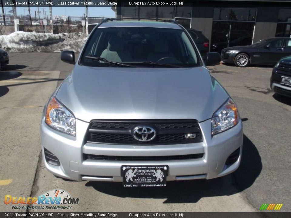 2011 Toyota RAV4 V6 4WD Classic Silver Metallic / Sand Beige Photo #7