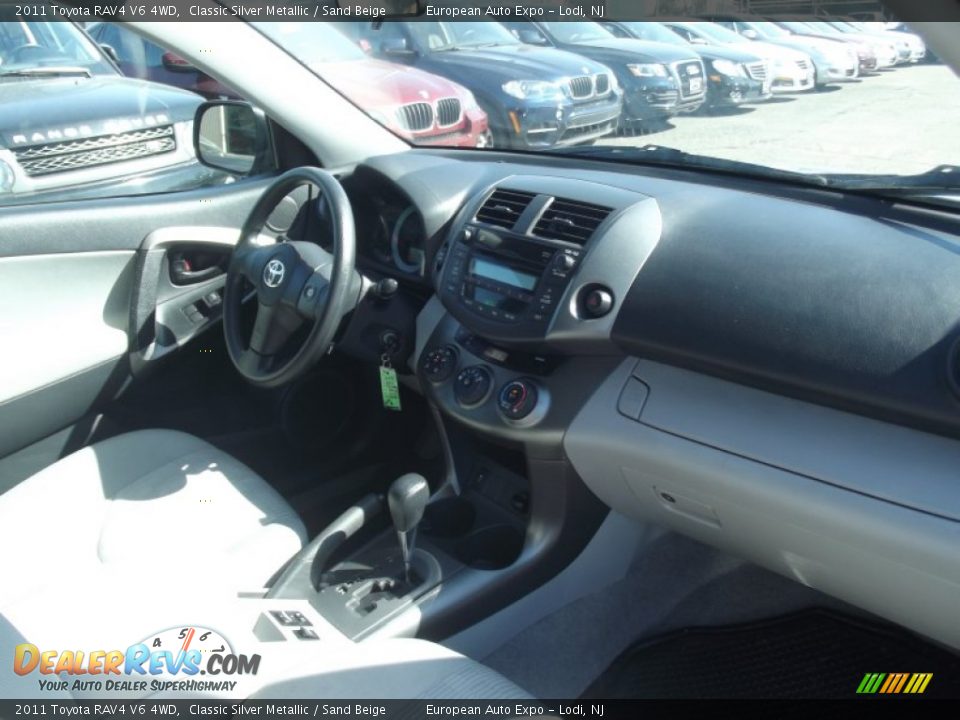 2011 Toyota RAV4 V6 4WD Classic Silver Metallic / Sand Beige Photo #15