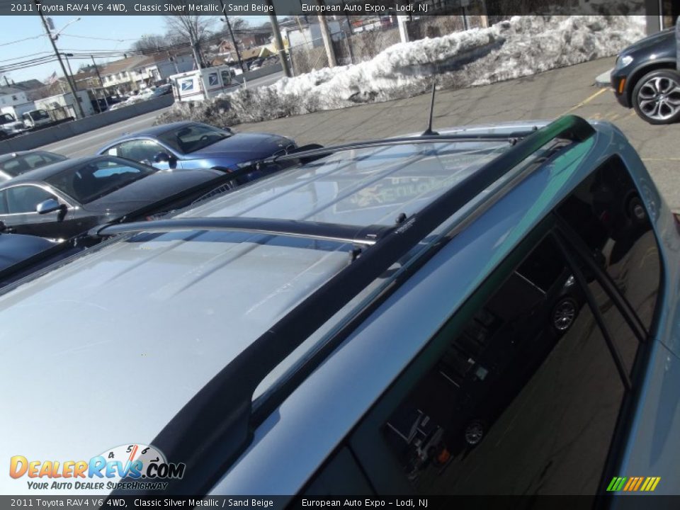 2011 Toyota RAV4 V6 4WD Classic Silver Metallic / Sand Beige Photo #19