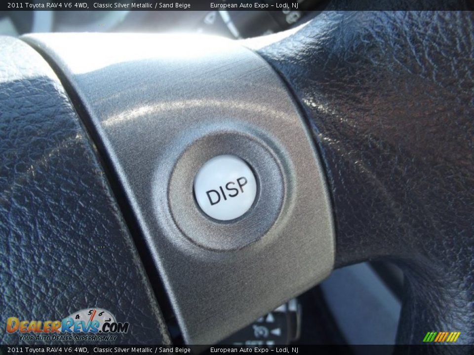 2011 Toyota RAV4 V6 4WD Classic Silver Metallic / Sand Beige Photo #25