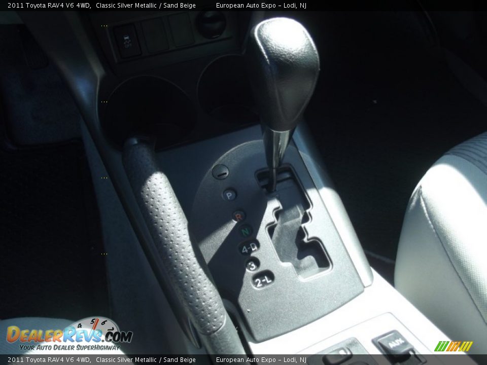 2011 Toyota RAV4 V6 4WD Classic Silver Metallic / Sand Beige Photo #35