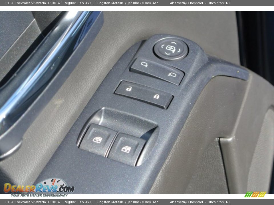 2014 Chevrolet Silverado 1500 WT Regular Cab 4x4 Tungsten Metallic / Jet Black/Dark Ash Photo #10