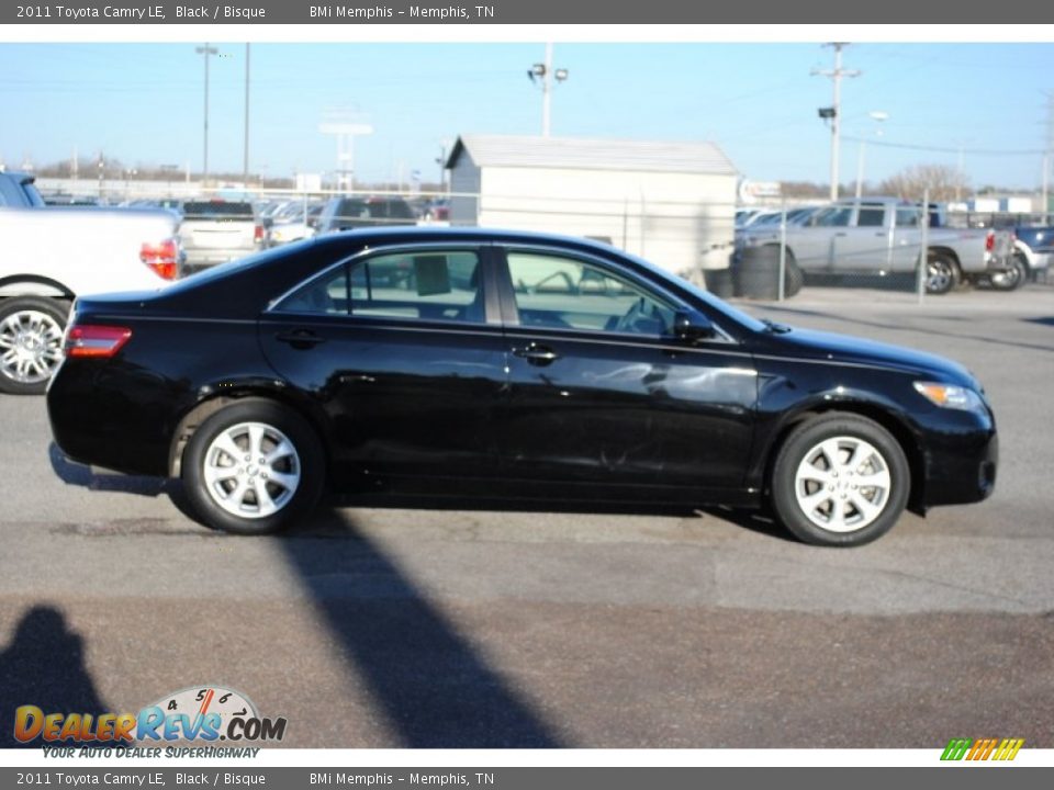 2011 Toyota Camry LE Black / Bisque Photo #5