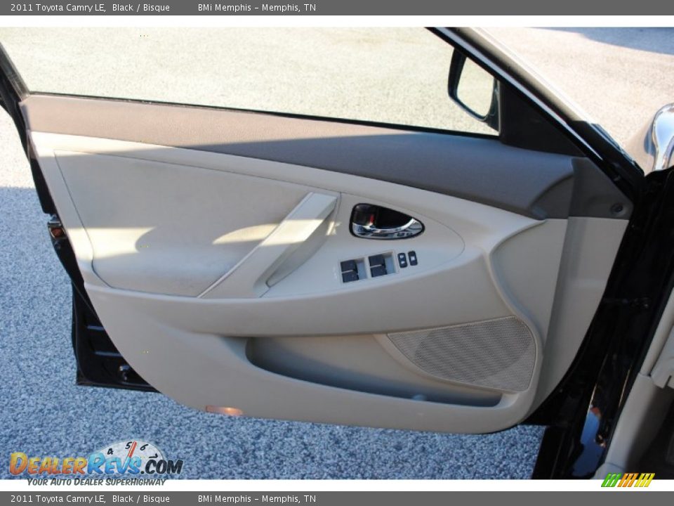 2011 Toyota Camry LE Black / Bisque Photo #9