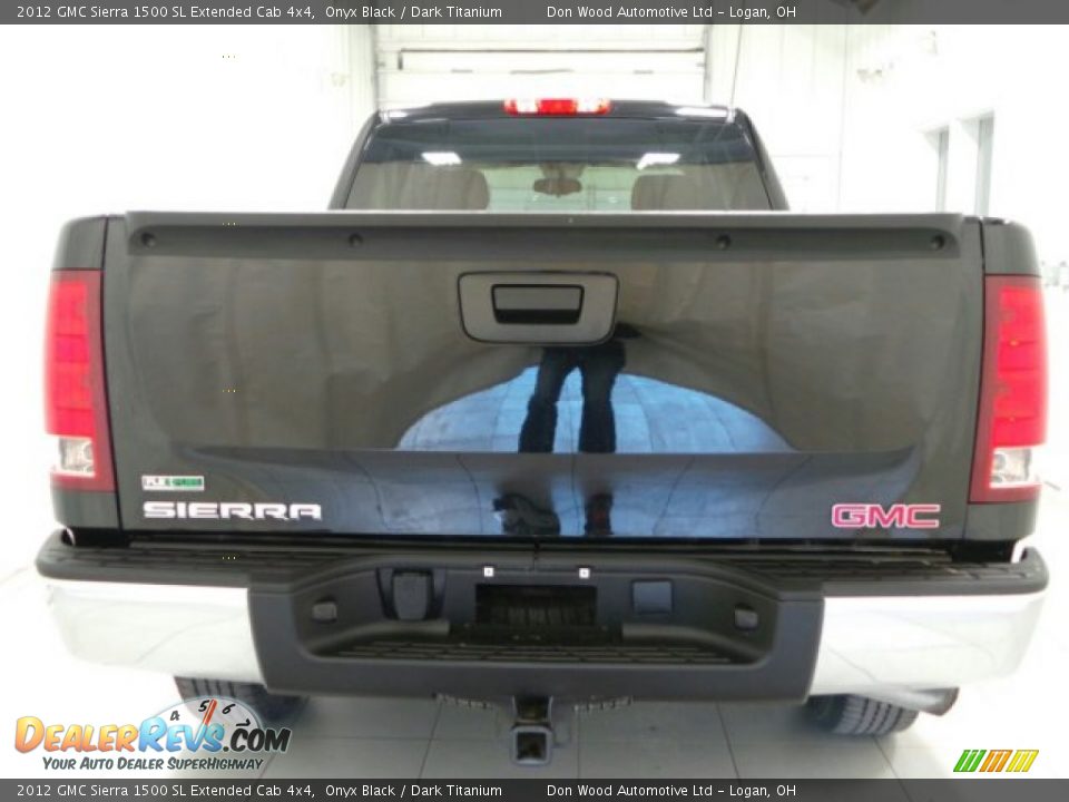 2012 GMC Sierra 1500 SL Extended Cab 4x4 Onyx Black / Dark Titanium Photo #5