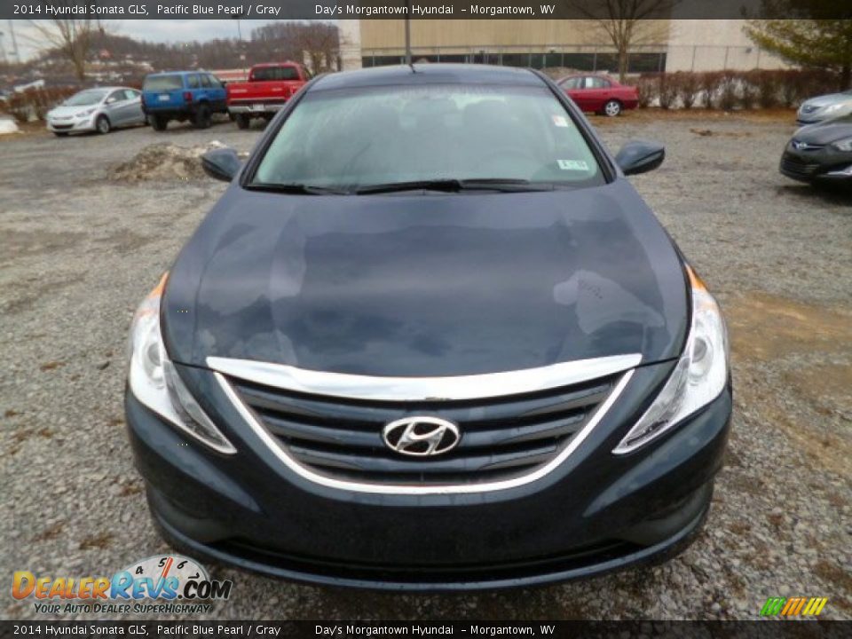2014 Hyundai Sonata GLS Pacific Blue Pearl / Gray Photo #2
