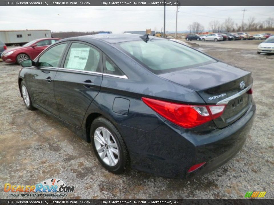 2014 Hyundai Sonata GLS Pacific Blue Pearl / Gray Photo #5