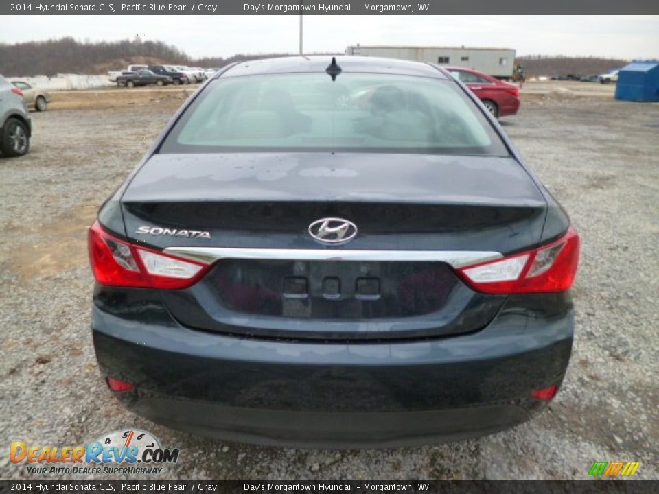2014 Hyundai Sonata GLS Pacific Blue Pearl / Gray Photo #6