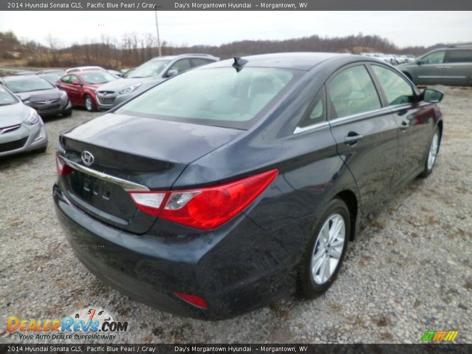 2014 Hyundai Sonata GLS Pacific Blue Pearl / Gray Photo #7