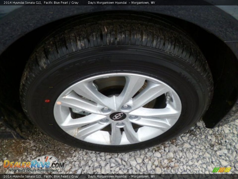 2014 Hyundai Sonata GLS Pacific Blue Pearl / Gray Photo #9