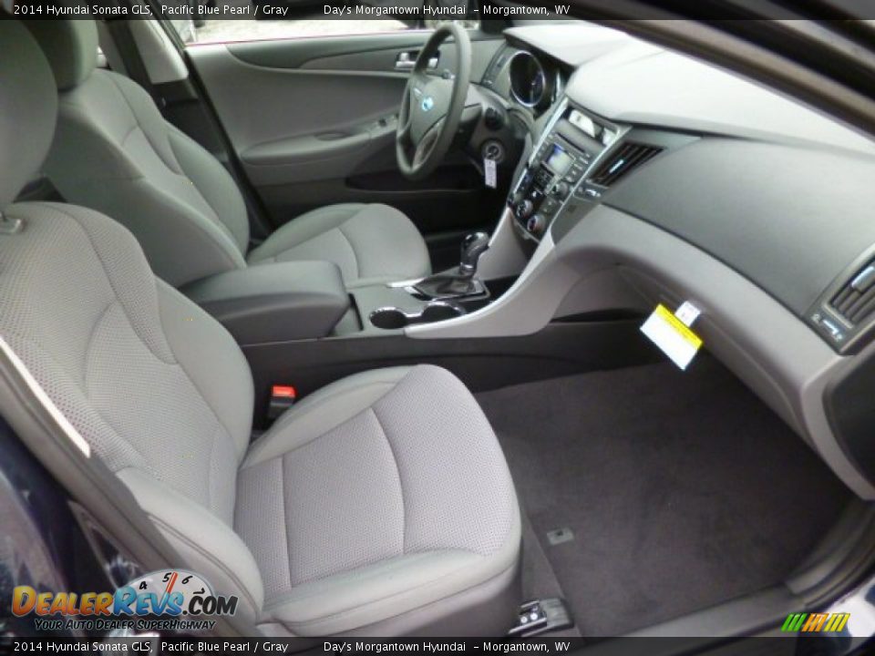 2014 Hyundai Sonata GLS Pacific Blue Pearl / Gray Photo #10