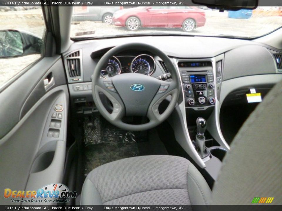 2014 Hyundai Sonata GLS Pacific Blue Pearl / Gray Photo #14