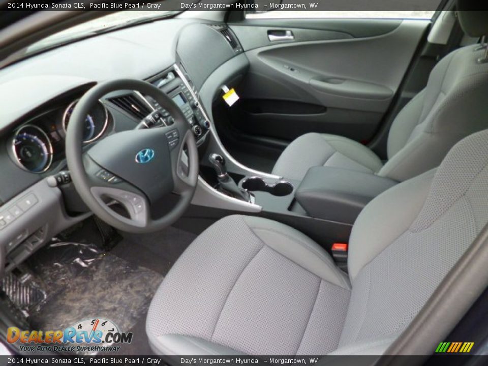 2014 Hyundai Sonata GLS Pacific Blue Pearl / Gray Photo #16
