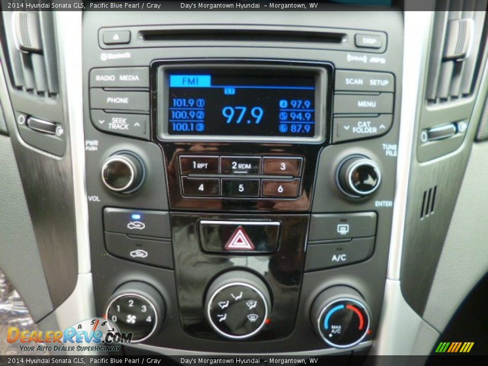 2014 Hyundai Sonata GLS Pacific Blue Pearl / Gray Photo #19