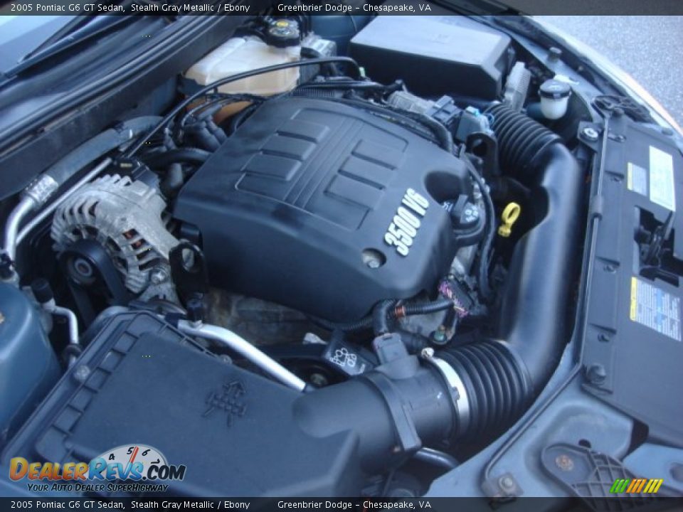 2005 Pontiac G6 GT Sedan Stealth Gray Metallic / Ebony Photo #27