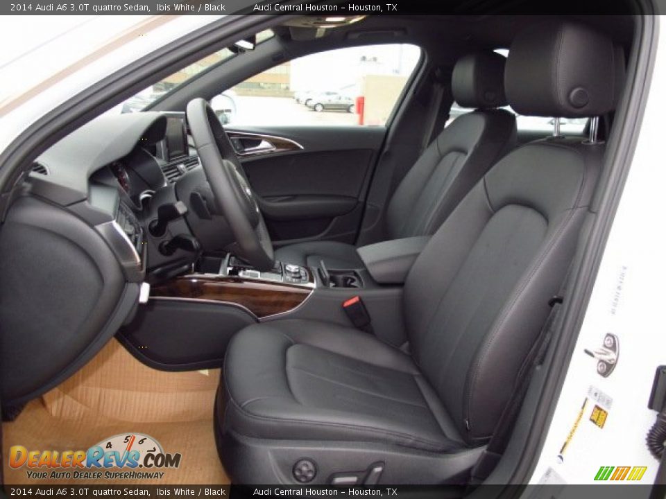 Black Interior - 2014 Audi A6 3.0T quattro Sedan Photo #11