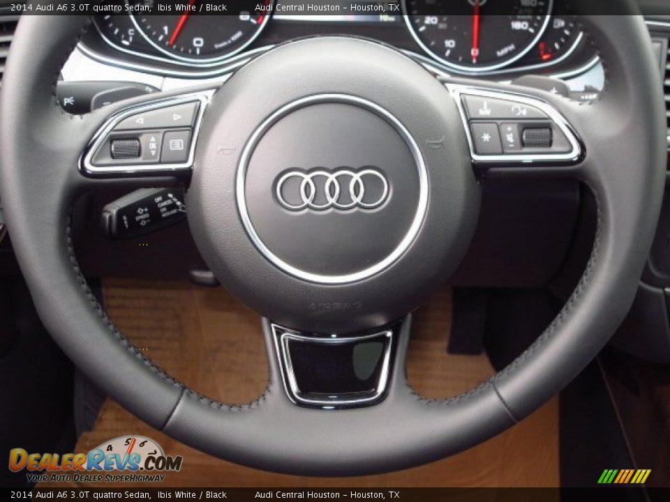 2014 Audi A6 3.0T quattro Sedan Steering Wheel Photo #20