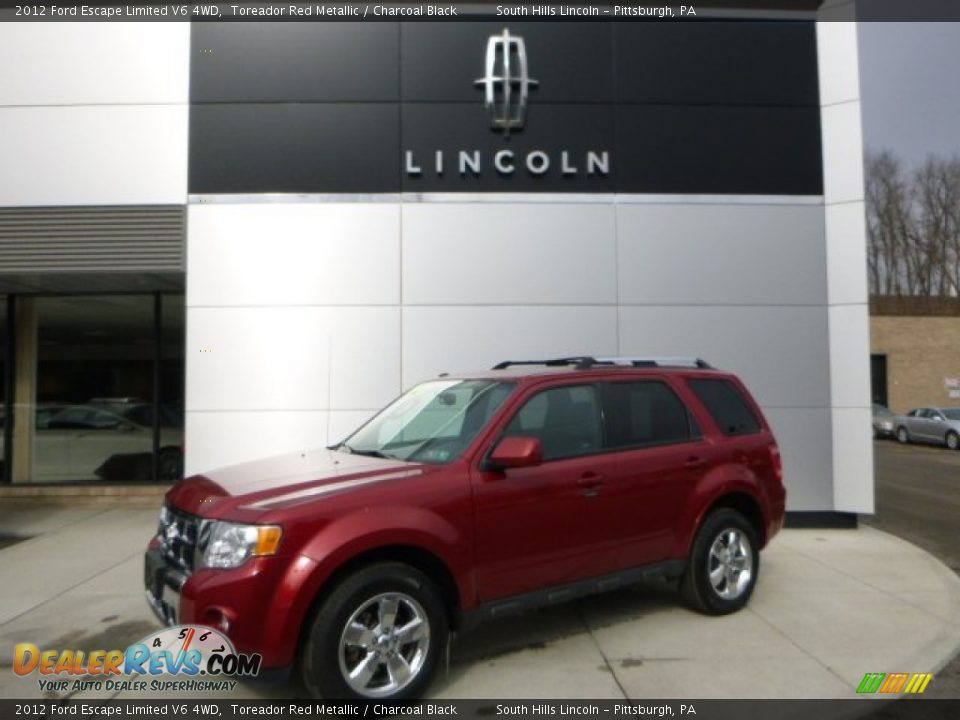 2012 Ford Escape Limited V6 4WD Toreador Red Metallic / Charcoal Black Photo #1