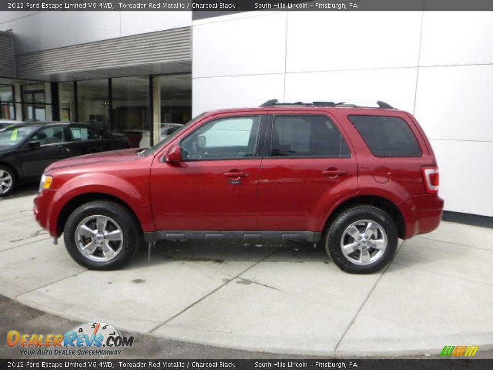 2012 Ford Escape Limited V6 4WD Toreador Red Metallic / Charcoal Black Photo #2