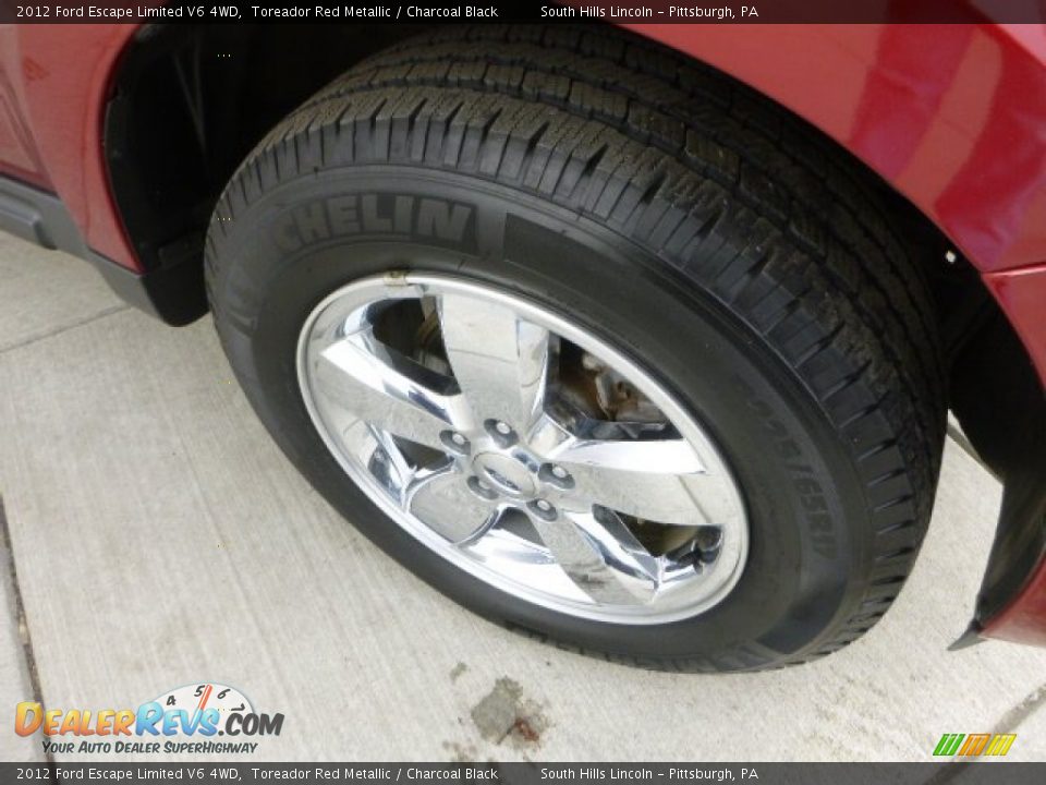2012 Ford Escape Limited V6 4WD Toreador Red Metallic / Charcoal Black Photo #9