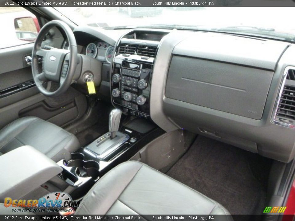 2012 Ford Escape Limited V6 4WD Toreador Red Metallic / Charcoal Black Photo #11