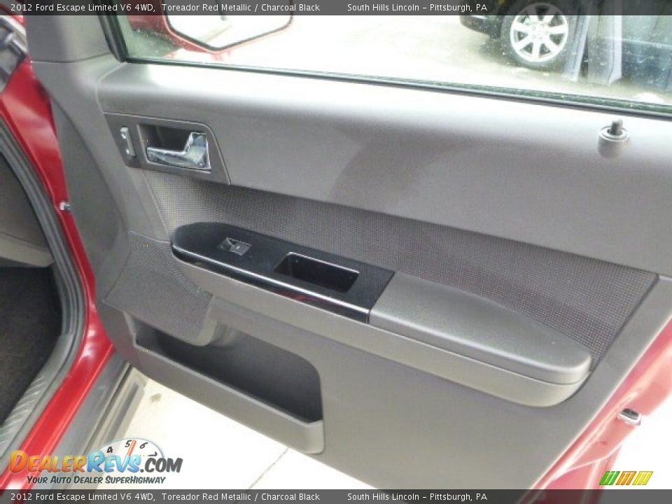 2012 Ford Escape Limited V6 4WD Toreador Red Metallic / Charcoal Black Photo #12