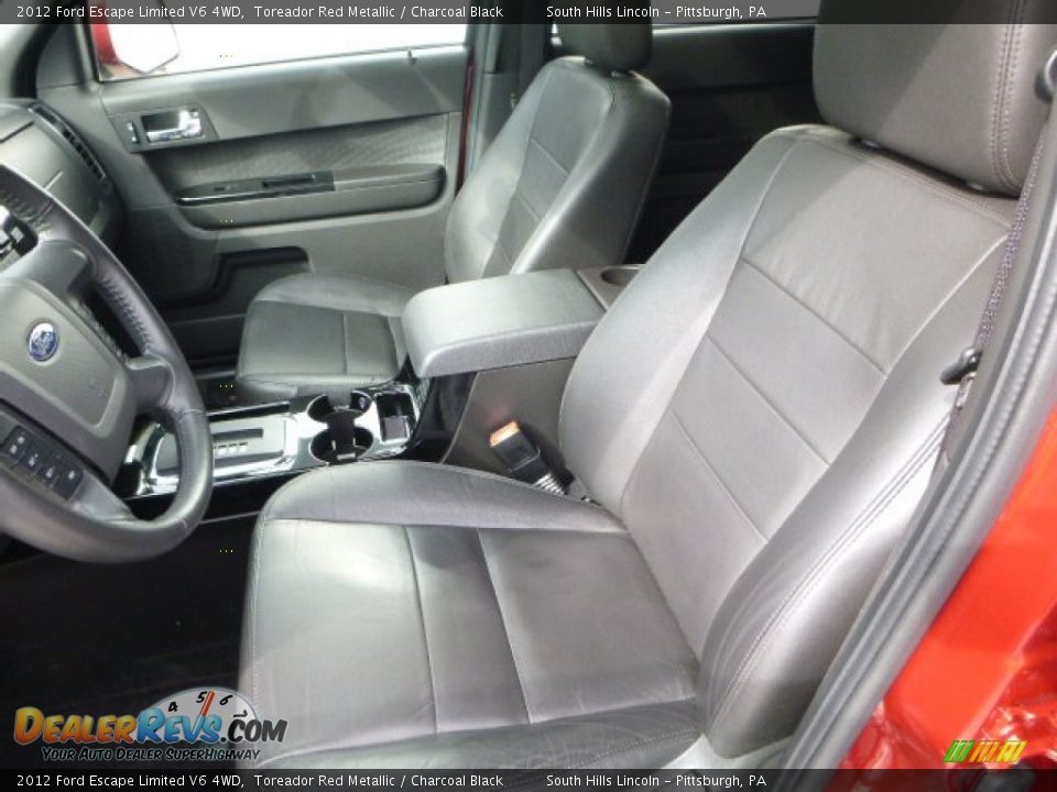 2012 Ford Escape Limited V6 4WD Toreador Red Metallic / Charcoal Black Photo #14