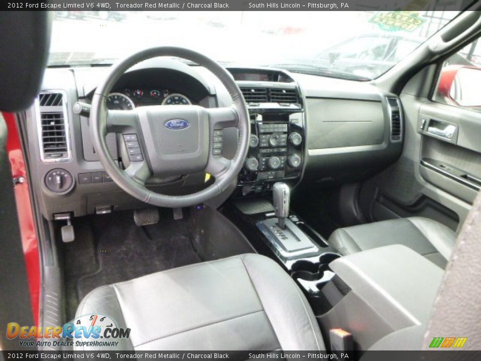 2012 Ford Escape Limited V6 4WD Toreador Red Metallic / Charcoal Black Photo #16