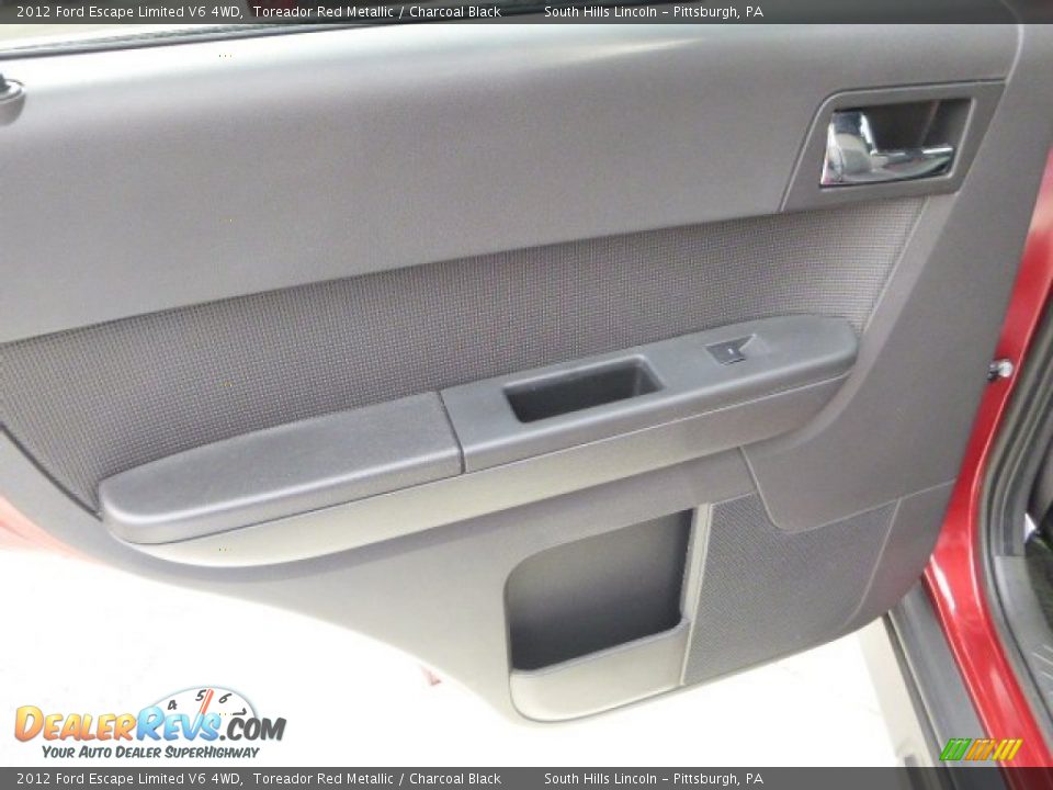 2012 Ford Escape Limited V6 4WD Toreador Red Metallic / Charcoal Black Photo #17