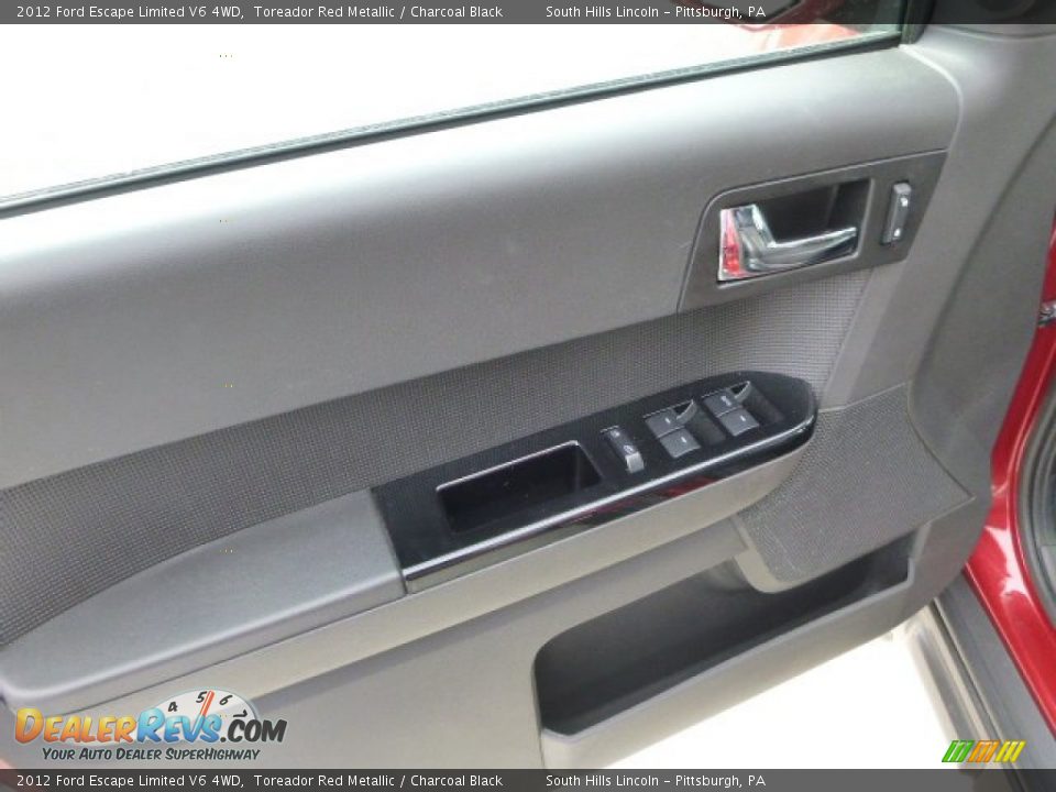 2012 Ford Escape Limited V6 4WD Toreador Red Metallic / Charcoal Black Photo #18