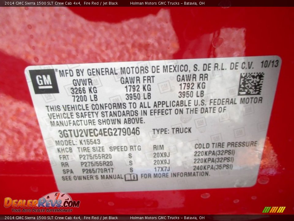 2014 GMC Sierra 1500 SLT Crew Cab 4x4 Fire Red / Jet Black Photo #6
